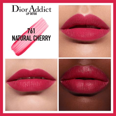 dior addict lip tattoo natural cherry 761|Dior Lip Tattoo: the iconic lip tint from the House of Dior..